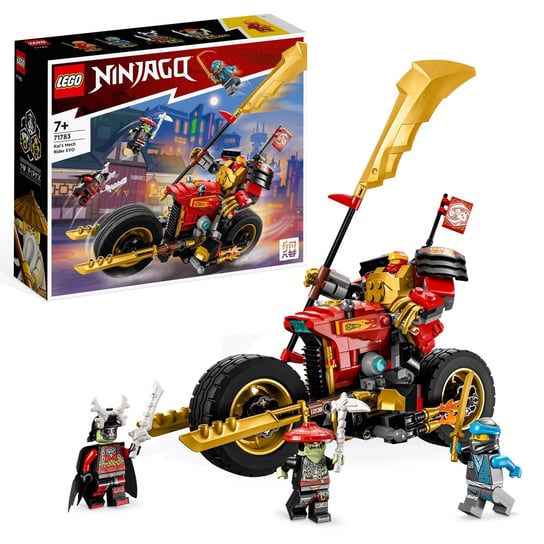 LEGO Ninjago, klocki, Jeździec-Mech Kaia EVO, 71783 LEGO