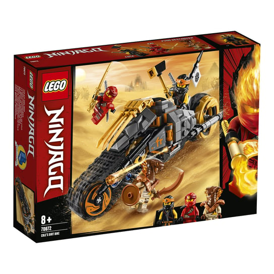 LEGO Ninjago, klocki Motocykl Cole'a, 70672 LEGO