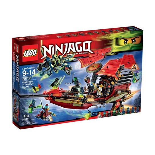 LEGO Ninjago, klocki Ostatni lot Perły Przeznaczenia, 70738 LEGO