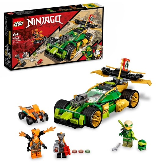 LEGO Ninjago, klocki, Samochód wyścigowy Lloyda EVO, 71763 LEGO