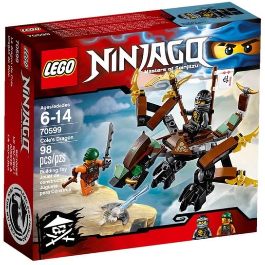 LEGO Ninjago, klocki Smok Cole'a, 70599 LEGO