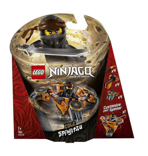 LEGO Ninjago, klocki Spinjitzu Cole, 70662 LEGO