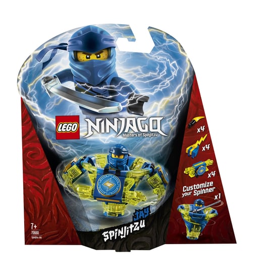 LEGO Ninjago, klocki Spinjitzu Jay, 70660 LEGO