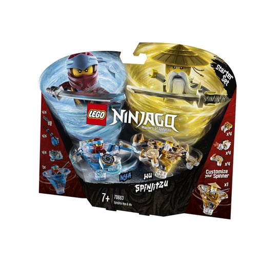 LEGO Ninjago, klocki Spinjitzu Nya & Wu, 70663 LEGO