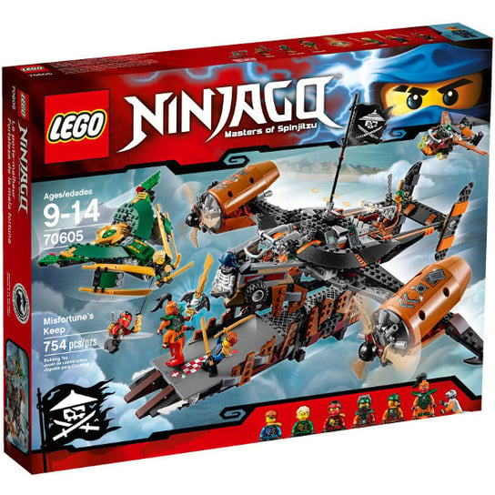 LEGO Ninjago, klocki Twierdza Nieszczęścia, 70605 LEGO