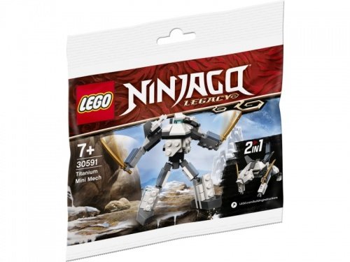 LEGO Ninjago, klocki Tytanowy minimech, 30591 LEGO