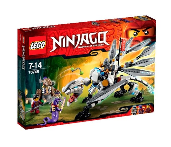 LEGO Ninjago, klocki Tytanowy smok, 70748 LEGO