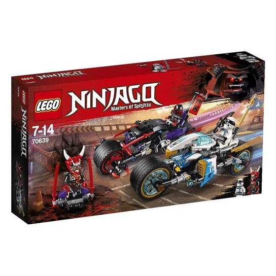 LEGO Ninjago, klocki Wyścig uliczny Wężowego Jaguara, 70639 LEGO