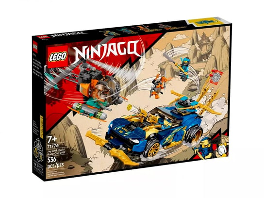 LEGO Ninjago, klocki, Wyścigówka Evo Jaya I Nyi, 71776 LEGO