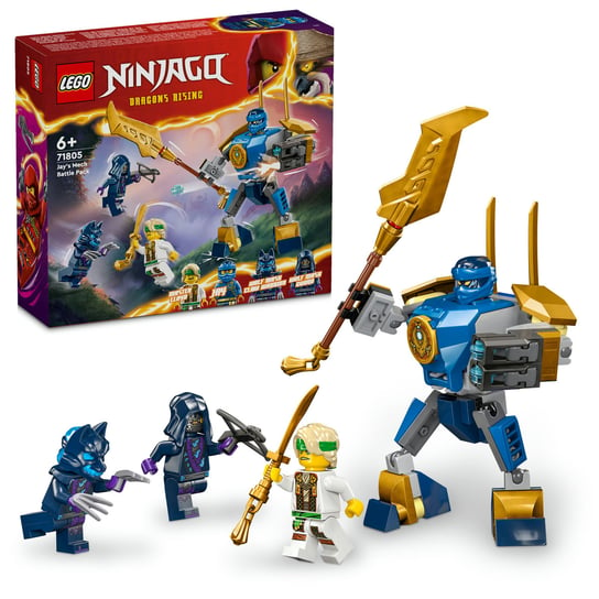 LEGO NINJAGO, klocki, Zestaw bitewny z mechem Jaya, 71805 LEGO