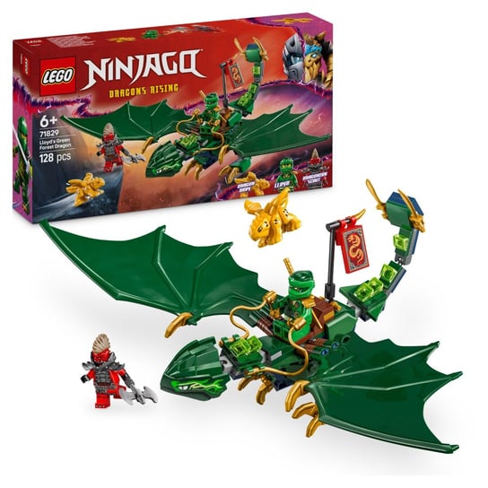 LEGO NINJAGO, klocki, Zielony leśny smok Lloyda, 71829 LEGO