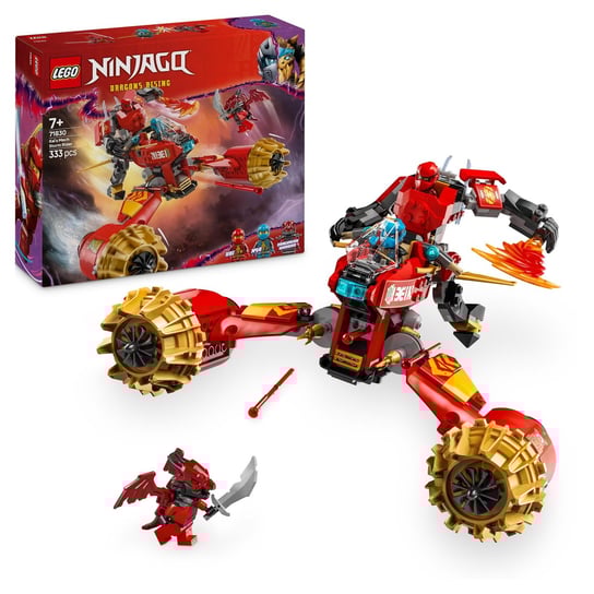 LEGO Ninjago - odrzutowiec Burzowy jeździec-mech Kaia ZESTAW LEGO PREZENT DLA CHŁOPCA DZIEWCZYNKI DZIECI LEGO