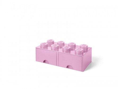 LEGO, Pojemnik Na Klocki Z Szufladami 4X2 Różowy, 40061738 LEGO