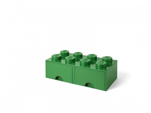 LEGO, Pojemnik Na Klocki Z Szufladami 4X2 Zielony, 40061734 LEGO