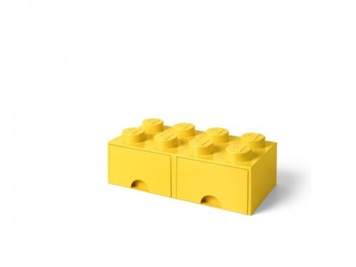 LEGO, Pojemnik Na Klocki Z Szufladami 4X2 Żółty, 40061732 LEGO
