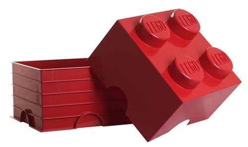 LEGO Pudełko do przechowywania, czerwone LEGO