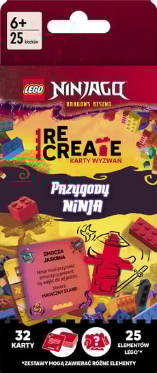 LEGO Recreate. Karty Wyzwań. Przygody ninja AMEET Studio