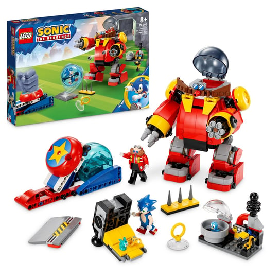 LEGO Sonic the Hedgehog, klocki, Sonic kontra dr. Eggman i robot Death Egg, 76993 LEGO