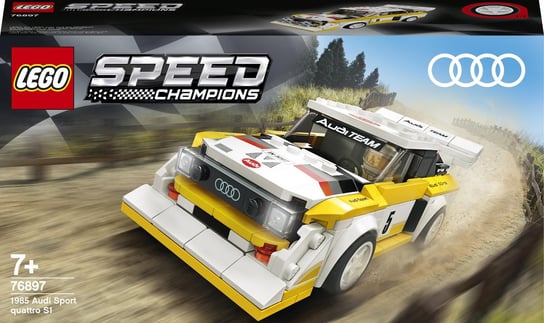 LEGO Speed Champions, klocki 1985 Audi Sport quattro S1, 76897 LEGO