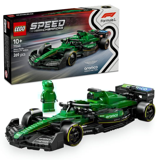 LEGO Speed Champions, klocki, Bolid F1® Aston Martin Aramco AMR24, 77245 LEGO
