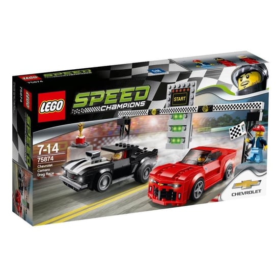LEGO Speed Champions, klocki, Chevrolet Camaro Drag Race, 75874 LEGO