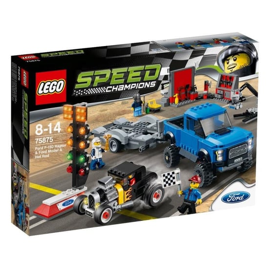 LEGO Speed Champions, klocki, Ford F-150 Raptor i Ford Model A Hot Rod, 75875 LEGO