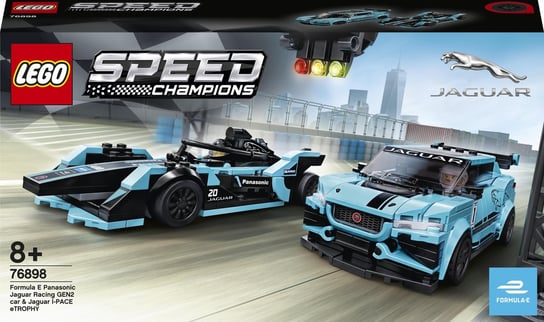 LEGO Speed Champions, klocki, Formula E Panasonic Jaguar Racing, 76898 LEGO