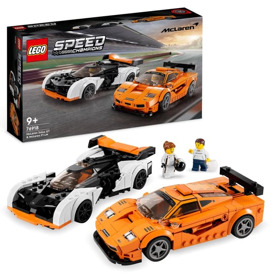 LEGO Speed Champions, klocki, McLaren Solus GT i McLaren F1 LM, 76918 LEGO