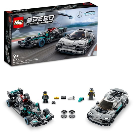 LEGO Speed Champions, klocki, Mercedes-AMG F1, 76909 LEGO