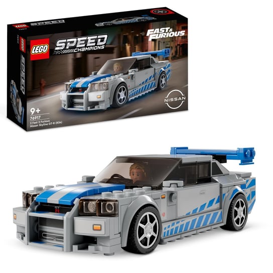 LEGO Speed Champions, klocki, Nissan Skyline GT-R, R34 z filmu „Za szybcy, za wściekli”, 76917 LEGO