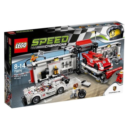 LEGO Speed Champions, klocki, Porsche 919 Hybrid i 917K Pit Stop, 75876 LEGO
