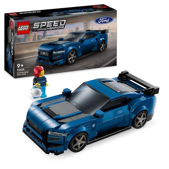 LEGO Speed Champions, klocki, Sportowy Ford Mustang Dark Horse, 76920 LEGO