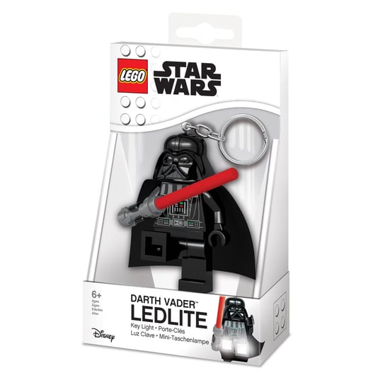 LEGO Star Wars, Brelok do kluczy z latarką, Darth Vader, z mieczem świetlnym LEGO