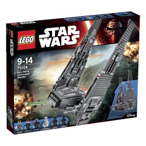 LEGO Star Wars, klocki Command Shuttle Kylo Rena, 75104 LEGO