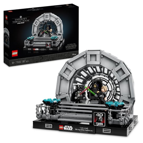 LEGO Star Wars, klocki, Diorama: Sala tronowa Imperatora, 75352 LEGO