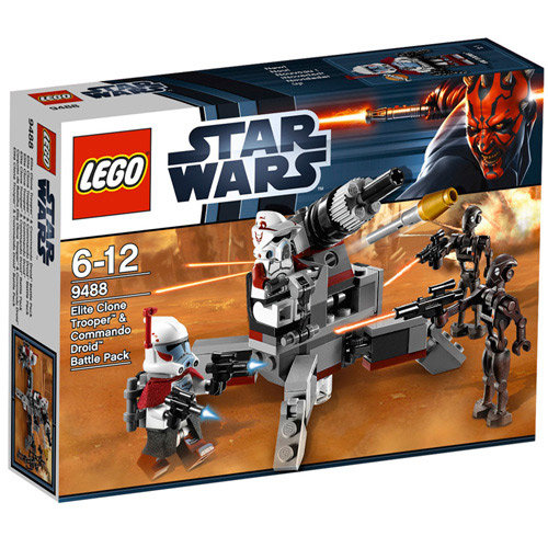 LEGO Star Wars, klocki Elite Clone Trooper & Commando Droid Battle Pack, 9488 LEGO