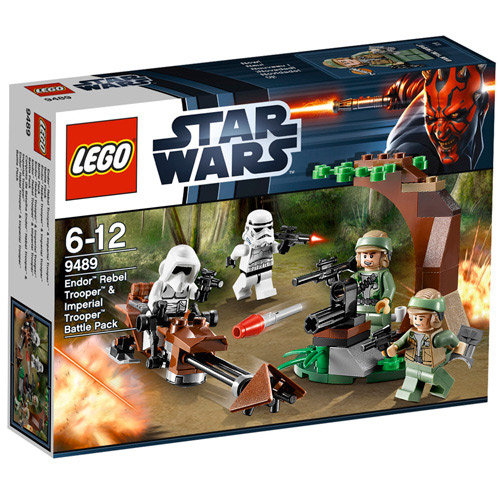 LEGO Star Wars, klocki Endor Rebel Trooper & Imperial Trooper Battle Pack, 9489 LEGO