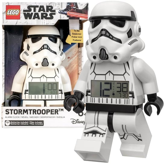 LEGO Star Wars, klocki Gwiezdne Wojny Zegar budzik Stormtrooper LEGO