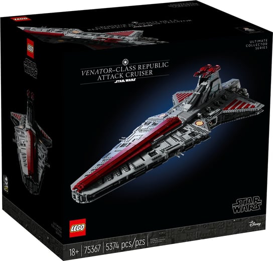 LEGO Star Wars, klocki, Gwiezdny Niszczyciel typu Venator, 75367 LEGO
