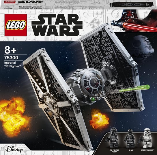 LEGO Star Wars, klocki Imperialny myśliwiec TIE, 75300 LEGO