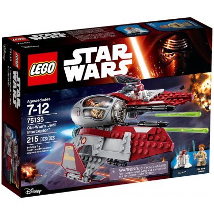 LEGO Star Wars, klocki Jedi Interceptor Obi-Wana, 75135 LEGO