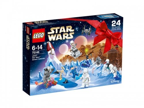 LEGO Star Wars, klocki, kalendarz adwentowy 2016, 75146 LEGO