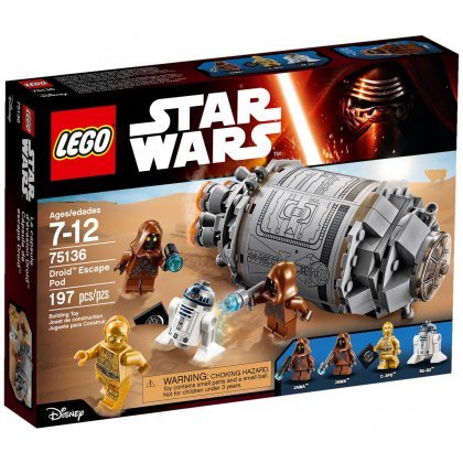 LEGO Star Wars, klocki Kapsuła ratunkowa Droida, 75136 LEGO