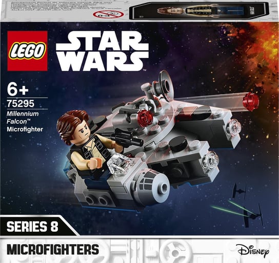 LEGO Star Wars, klocki Mikromyśliwiec Sokół Millennium, 75295 LEGO