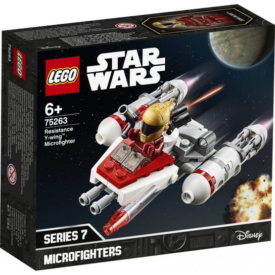LEGO Star Wars, klocki Mikromyśliwiec Y-Wing Ruchu Oporu, 75263 LEGO
