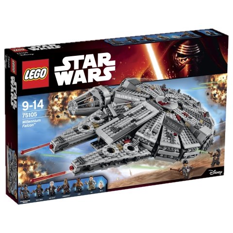 LEGO Star Wars, klocki Millennium Falcon, 75105 LEGO