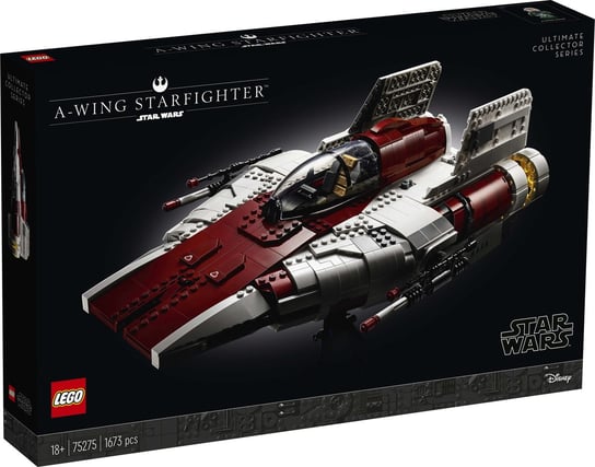 LEGO Star Wars, klocki Myśliwiec A-wing, 75275 LEGO