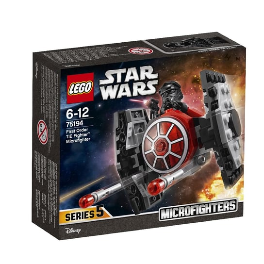 LEGO Star Wars, klocki Myśliwiec TIE Najwyższego porządku, 75194 LEGO