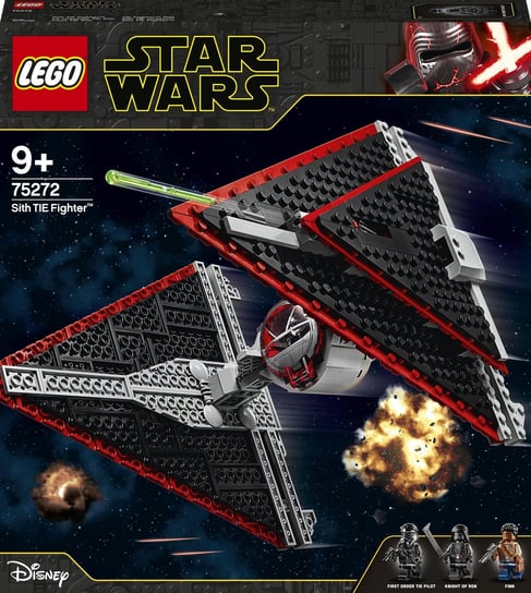 LEGO Star Wars, klocki Myśliwiec TIE Sithów, 75272 LEGO