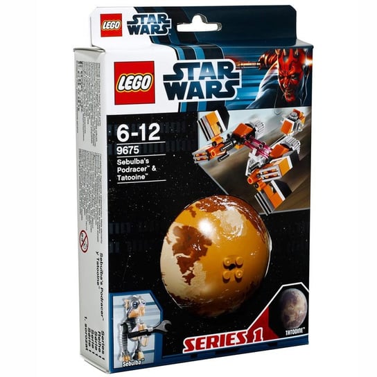 LEGO Star Wars, klocki Sebulba’s Podracer & Tatooine, 9675 LEGO